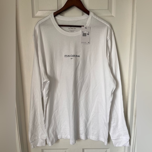 NEW Mens Nike 100% Cotton Long Sleeve T Shirt XXL - Picture 3 of 7